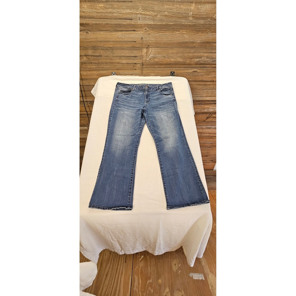 American Eagle Favorite Boyfriend Super Stretch Jeans Blue Size 20 Short Womens